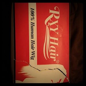 Human hair, lace front wig.